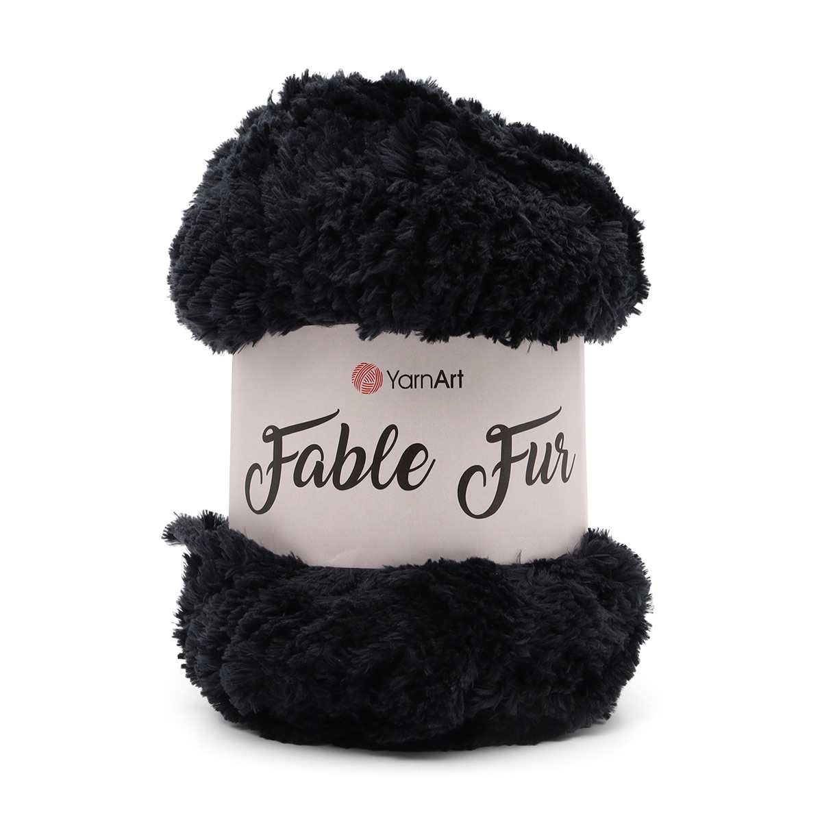 

Пряжа YarnArt 'Fable Fur', 100г, 100м (100% микрополиэстер) (988 чёрный), 5 мотков
