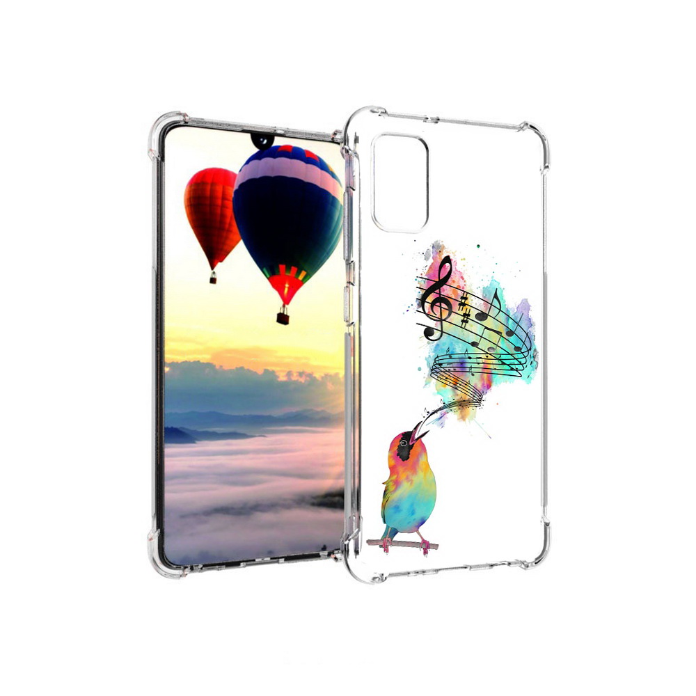 

Чехол MyPads Tocco для Samsung Galaxy A41 певчая птичка (PT147427.483.536), Прозрачный, Tocco