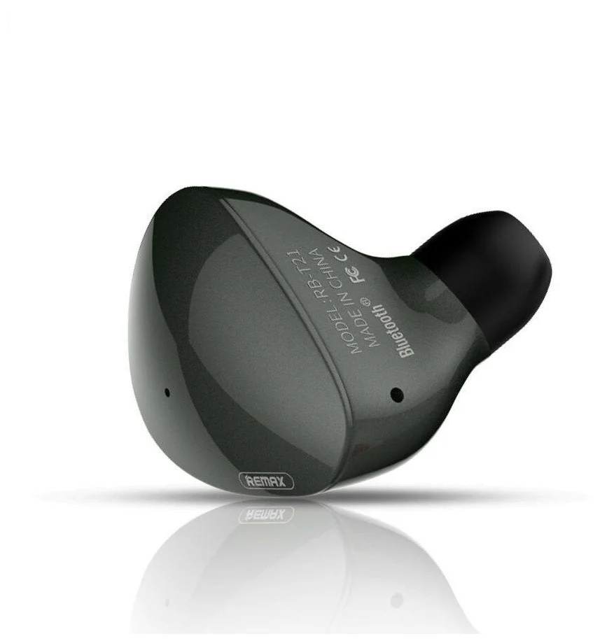 

Беспроводные наушники REMAX RB-T21 Headset, Bluetooth, 50 мАч, черно-зеленый