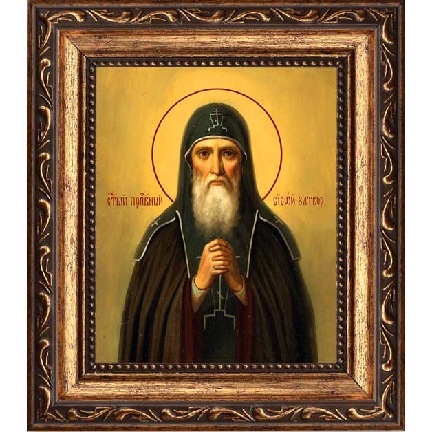 

Сисой Печерский Преподобный схимонах. Икона на холсте.