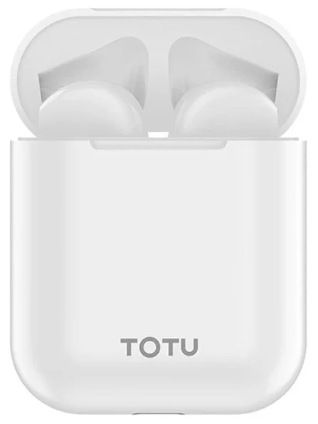 фото Беспроводные наушники totu eaub-024 glory 2 tws, bluetooth, белый, bt 5.0+edr