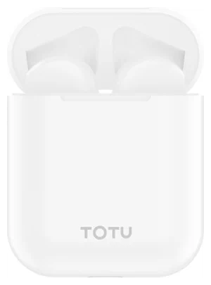 фото Беспроводные наушники totu eaub-07 glory tws, bluetooth, белый, bt 5.0+edr