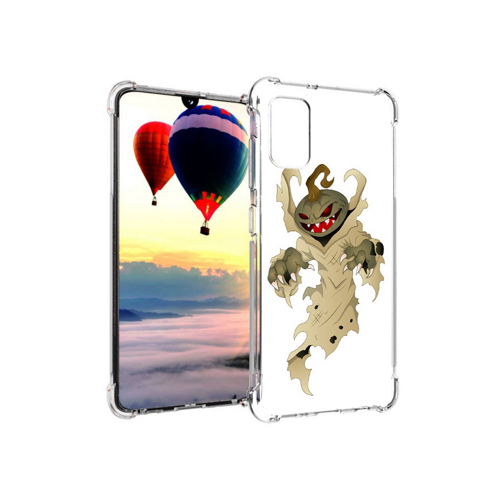 

Чехол MyPads Tocco для Samsung Galaxy A41 призрак хэллоуина (PT147427.483.555), Прозрачный, Tocco