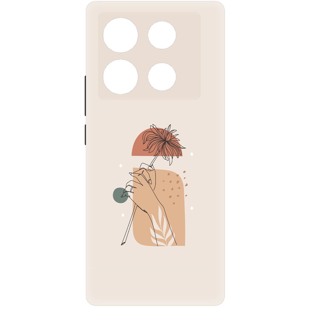 

Чехол-накладка Krutoff Soft Case Романтика для INFINIX Note 40 Pro черный