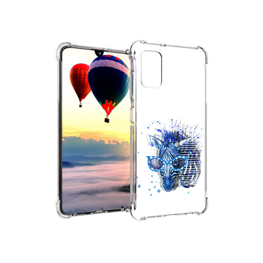 

Чехол MyPads Tocco для Samsung Galaxy A41 расплывчатая зебра (PT147427.483.577), Прозрачный, Tocco