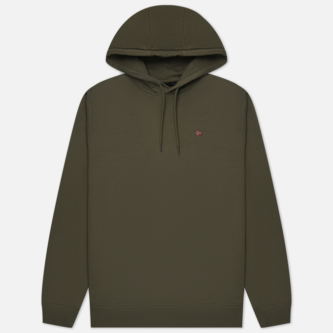 

Мужская толстовка Napapijri Balis Hood оливковый, Размер XL, Зеленый, Balis Hood