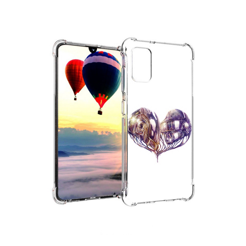 

Чехол MyPads Tocco для Samsung Galaxy A41 сердце абстракция (PT147427.483.596), Прозрачный, Tocco
