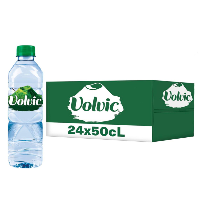 Вода минеральная Volvic негаз. ПЭТ 0,5л 24шт/уп