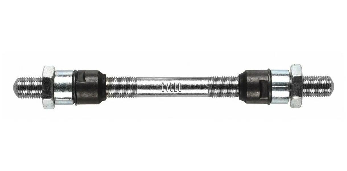 

Ось задняя WELDTITE 7-08335 Cr-Mo под трещетка/кас. с конус. под гайку10.0х175мм, Серебристый, 7-08335