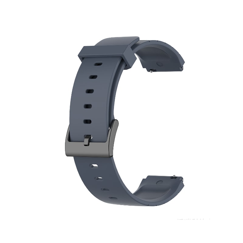 фото Силиконовый ремешок для xiaomi mi watch (18 мм), темно-серый padda