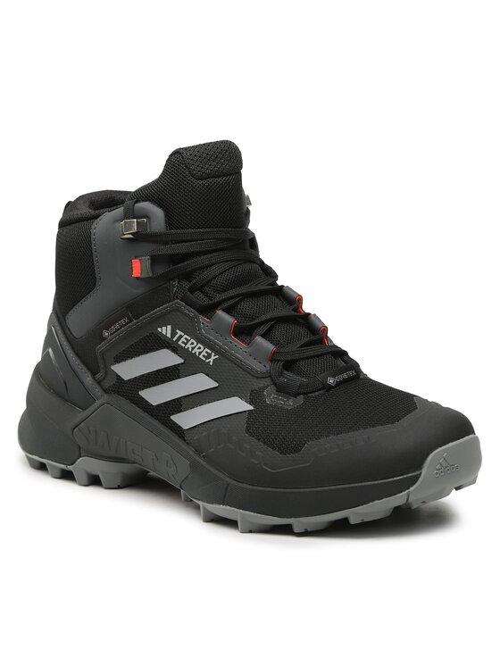 

Кроссовки Terrex Swift R3 Mid GORE-TEX Hiking Shoes HR1308 adidas Черный 40 EU, Terrex Swift R3 Mid GORE-TEX Hiking Shoes HR1308