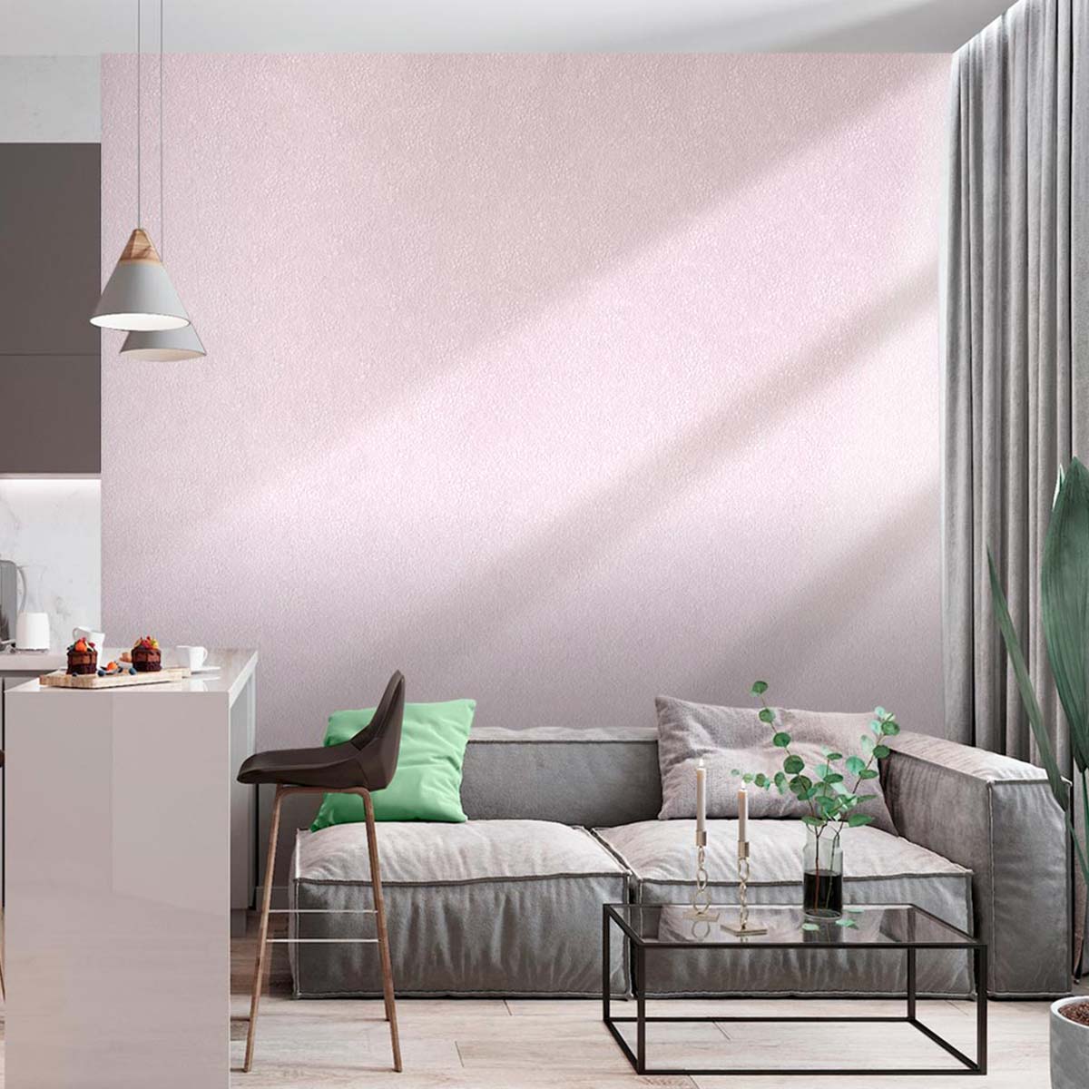 фото Обои флизелиновые verol «розовые», 1.06х10 м, на стену, декор для дома