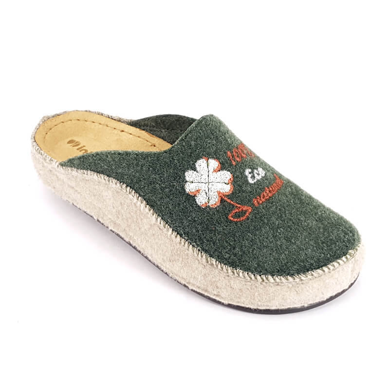 фото Тапочки женские inblu dhs1fd33 зеленые 36 ru