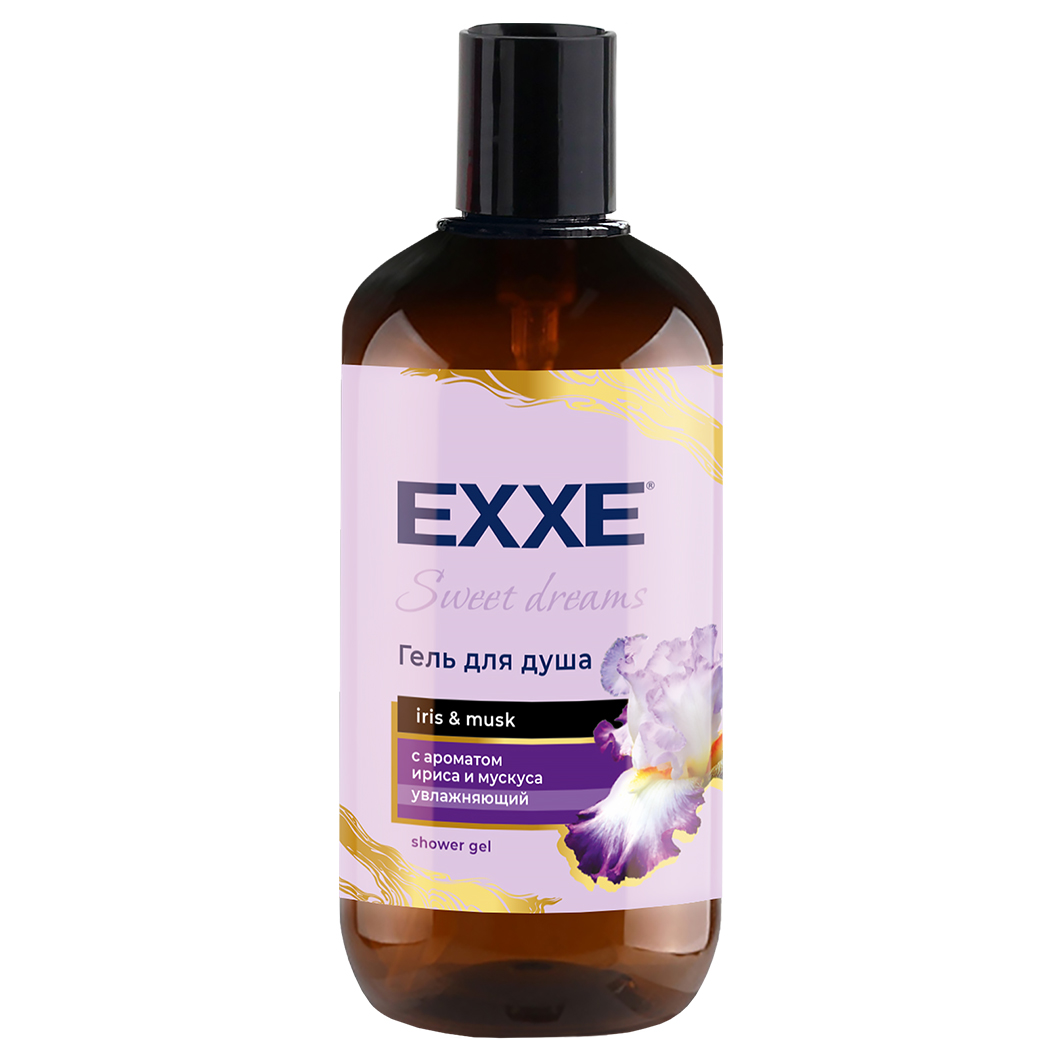 Гель для душа EXXE парфюмированный Ирис и мускус 500мл очищающий гель для лица sensibio gel moussant гель 500мл