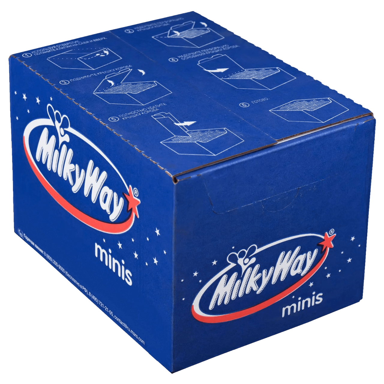 Шоколадный батончик Milky Way Minis, 2,5кг/уп