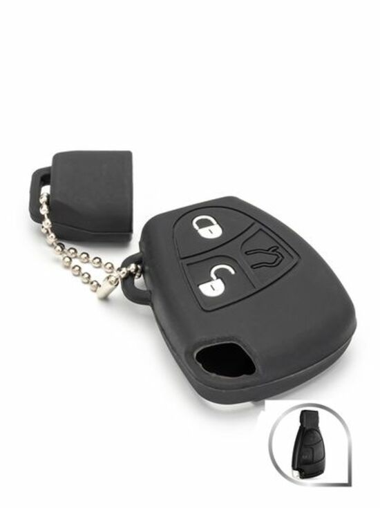 

Чехол SLK силиконовый для ключа Mercedes-Benz (018), Черный