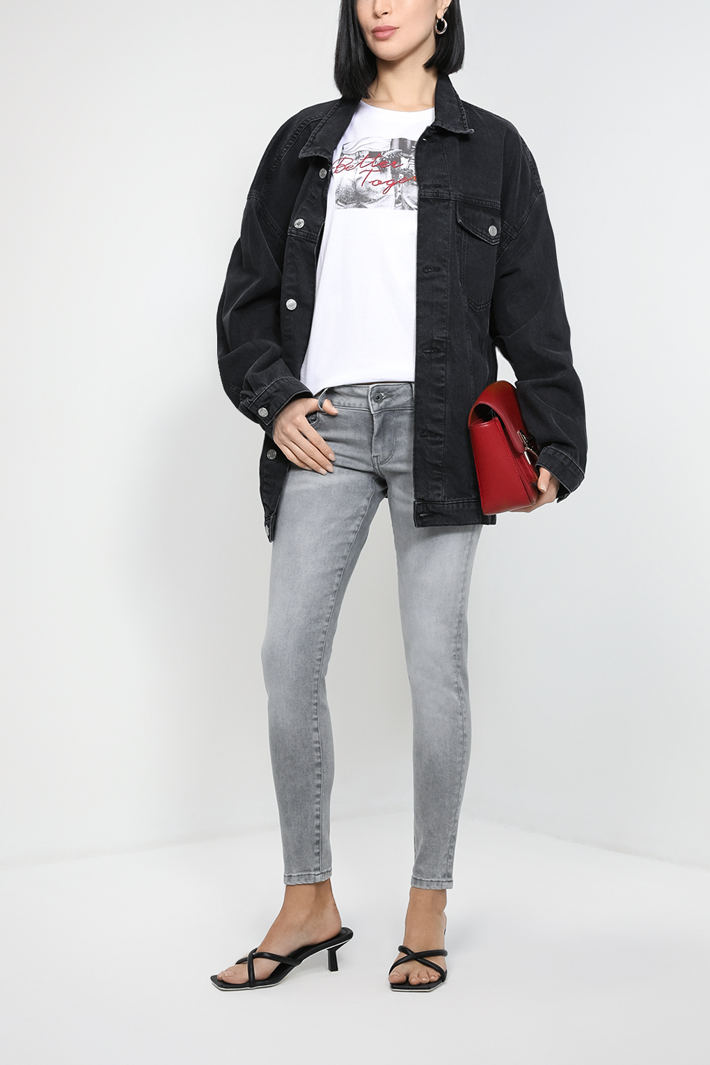 

Джинсы женские Pepe Jeans London PL204174UF60 серые 28, Серый, PL204174UF60