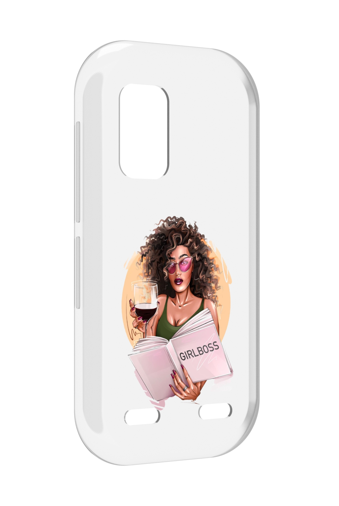 

Чехол MyPads Girlboss with wine_ Etsy женский для Ulefone 10 Pro, Прозрачный, Tocco