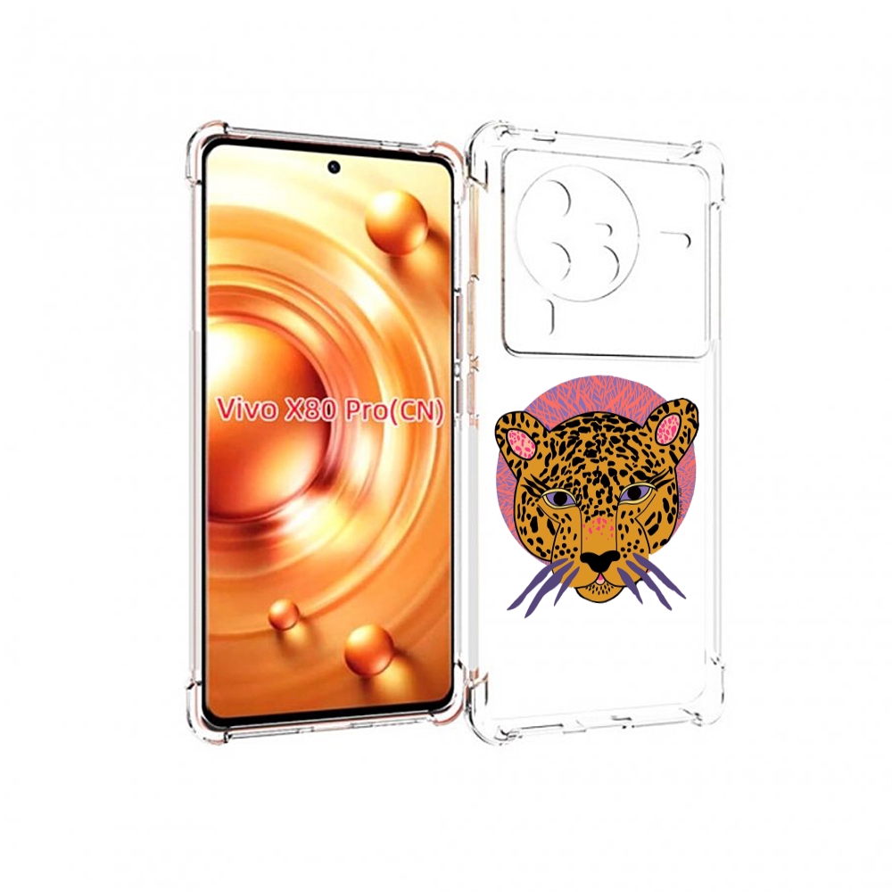 

Чехол MyPads тигр-в-кругу для Vivo X80 PRO, Прозрачный, Tocco