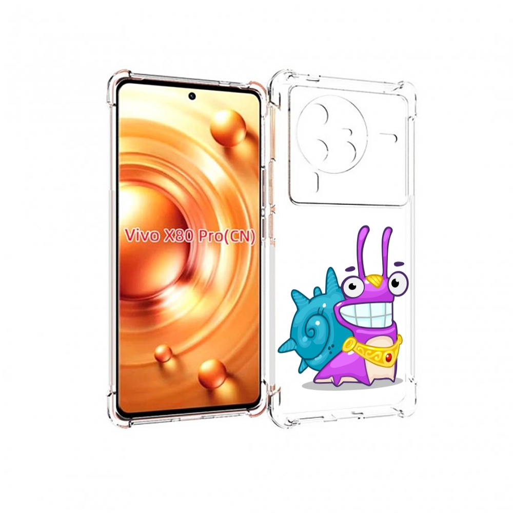 

Чехол MyPads улитка-принц для Vivo X80 PRO, Прозрачный, Tocco
