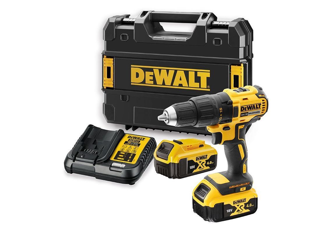 фото Аккумуляторная дрель-шуруповерт dewalt dcd777m2t-qw, 18 в, с 2 акб 4 ач и зу, в кейсе