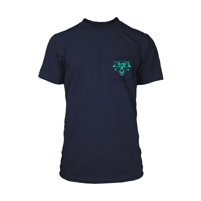 

Футболка мужская The Witcher 3 Lion of Cintra Pocket синяя 2XL, 3 Lion of Cintra Pocket