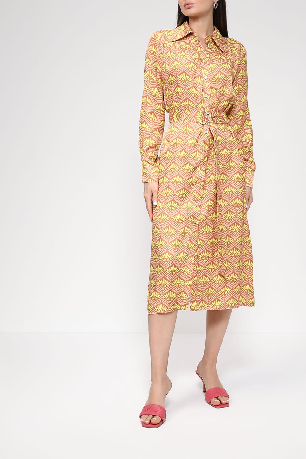 

Платье женское SABRINA SCALA SS23025300 бежевое XS, Бежевый, SS23025300