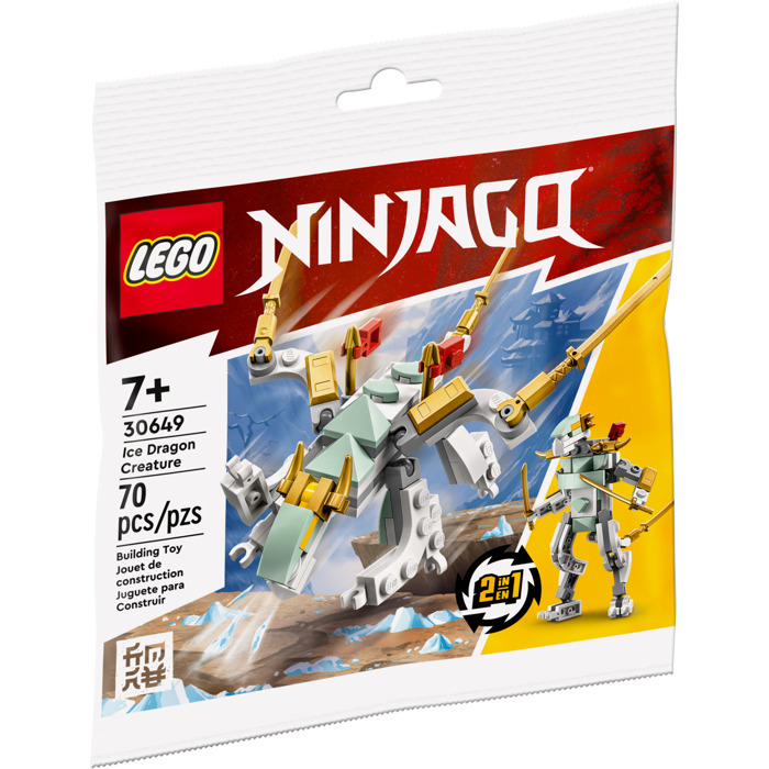 Конструктор LEGO NINJAGO 30649 Ледяной дракон, 70 дет. конструктор lego ninjago 30649 ледяной дракон 70 дет
