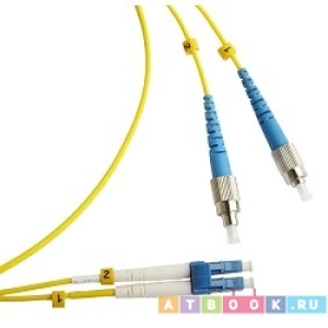 FC-9-FC-LC-UPC-1M Патч-корд Hyperline FC-D2-9-FC/UR-LC/UR-H-1M-LSZH-YL