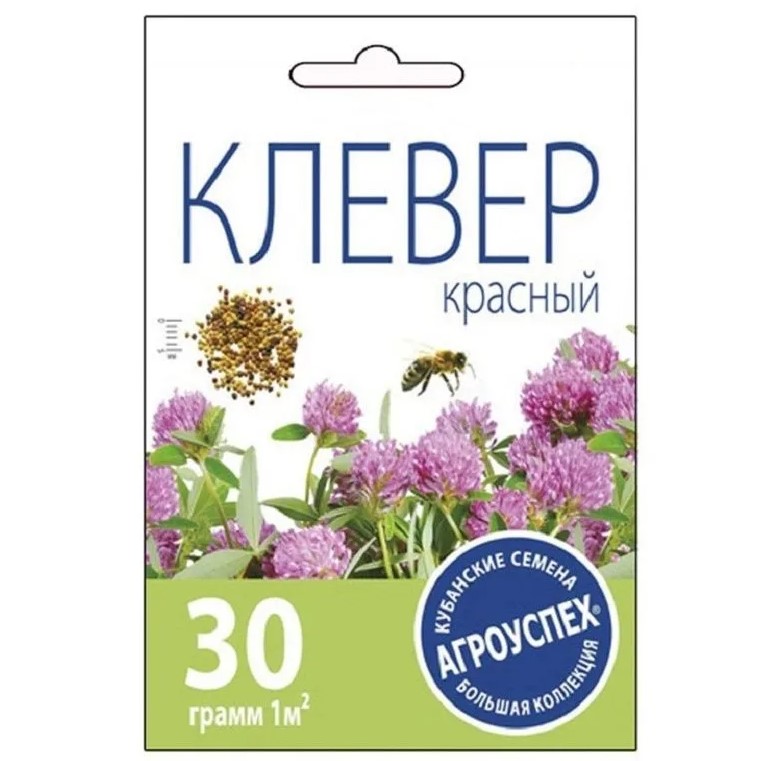 

Семена цветов клевер красный 30г Агроуспех (10 шт.)
