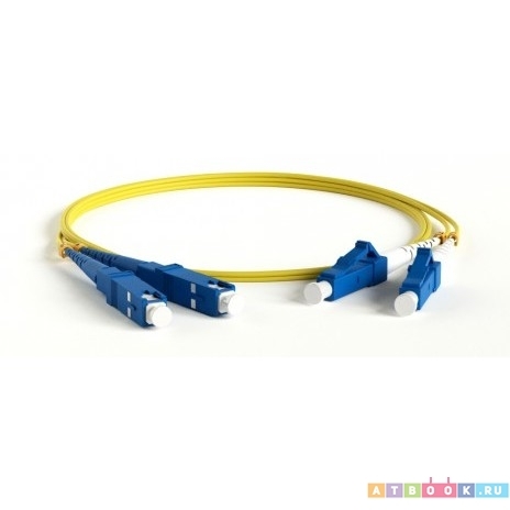 Hyperline FC-D2-9-LC/UR-SC/UR-H-20M-LSZH-YL Патч-корд