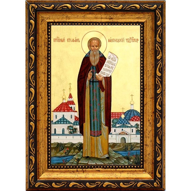 

Стефан Махрищский Святой преподобный. Икона На холсте.