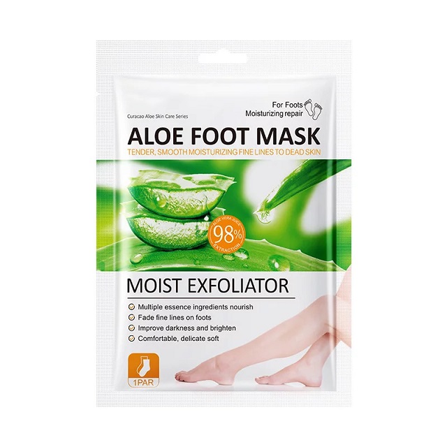 Увлажняющая тканевая маска для ног Sadoer с экстрактом алоэ вера 35 г lebelage пенка для умывания с алоэ увлажняющая cleansing foam aloe 100