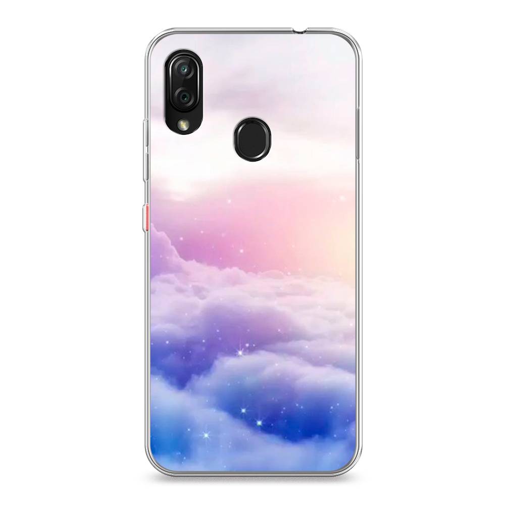 

Чехол на ZTE Blade V10 Vita "Небеса", Голубой;белый;розовый, 132650-2