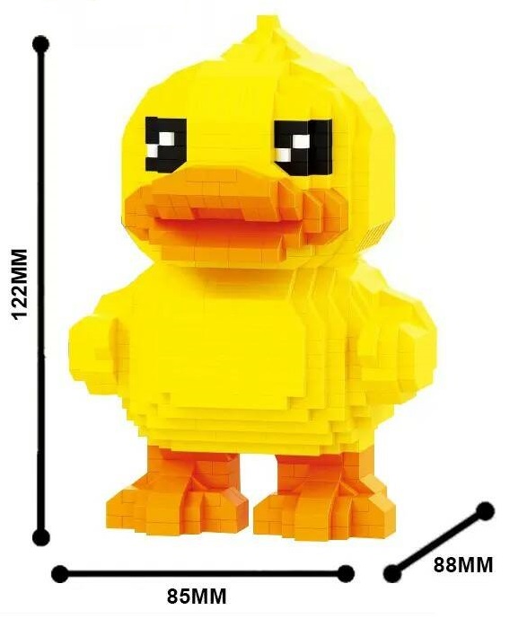 Конструктор 3D из миниблоков Balody B.Duck уточка 932 элементов - BA18280