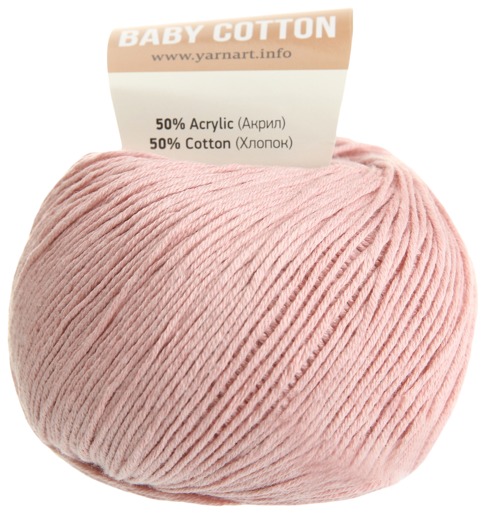 

Пряжа YarnArt Baby cotton (413), молочный шоколад, 5 шт. по 50 г