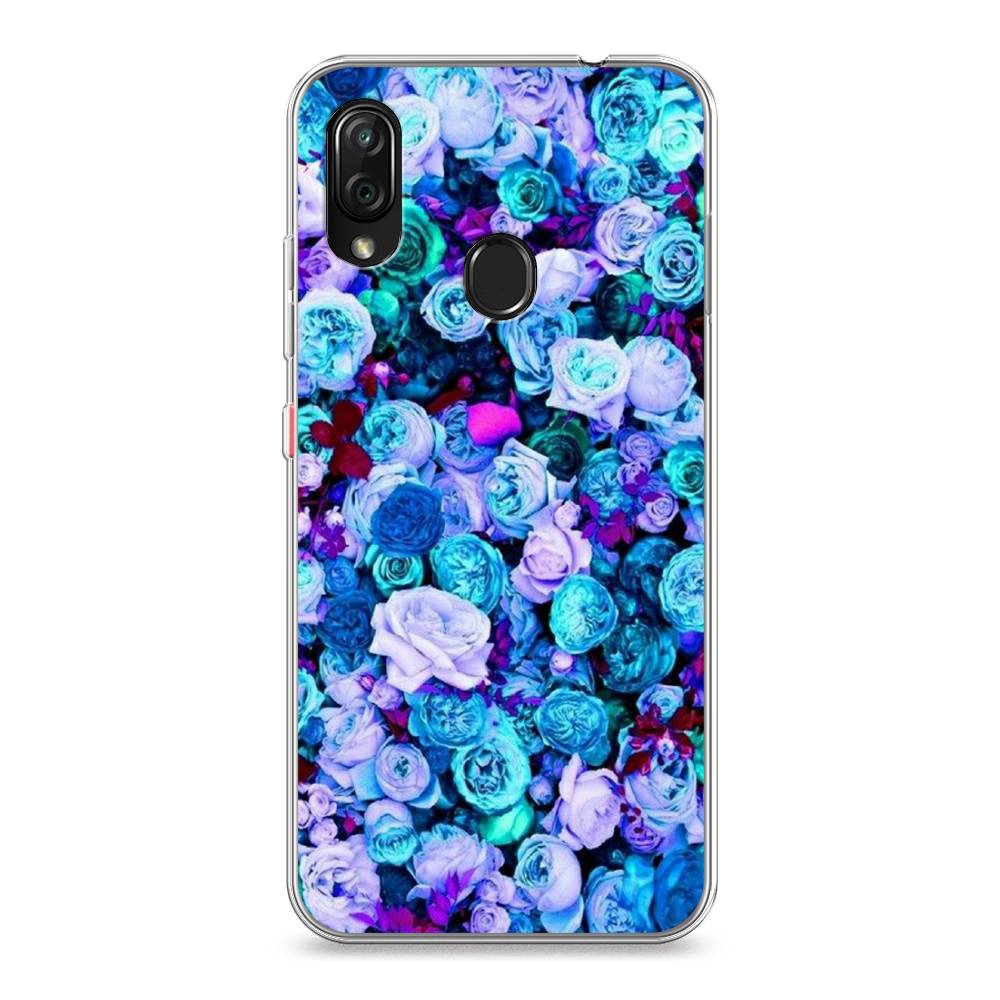 

Чехол на ZTE Blade V10 Vita "Цветочный ковер", Фиолетовый, 132650-2