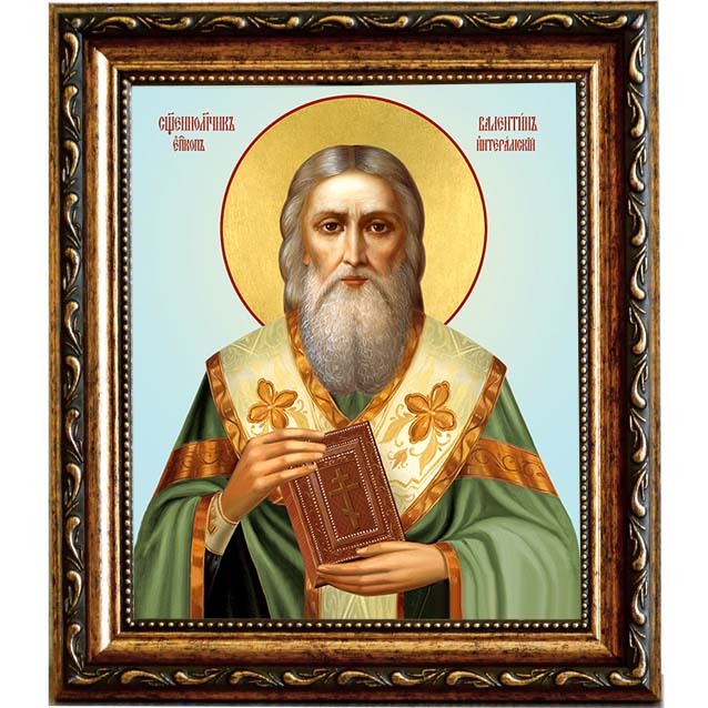

Валентин Интерамский Священномученик. Икона на холсте.