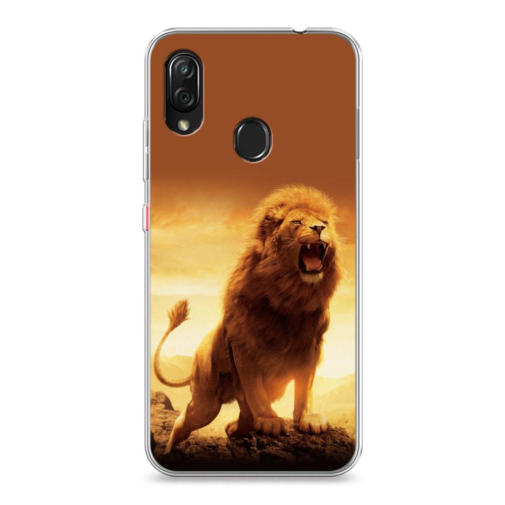 

Чехол на ZTE Blade V10 Vita "Львиный рык", Коричневый;желтый;оранжевый, 132650-1