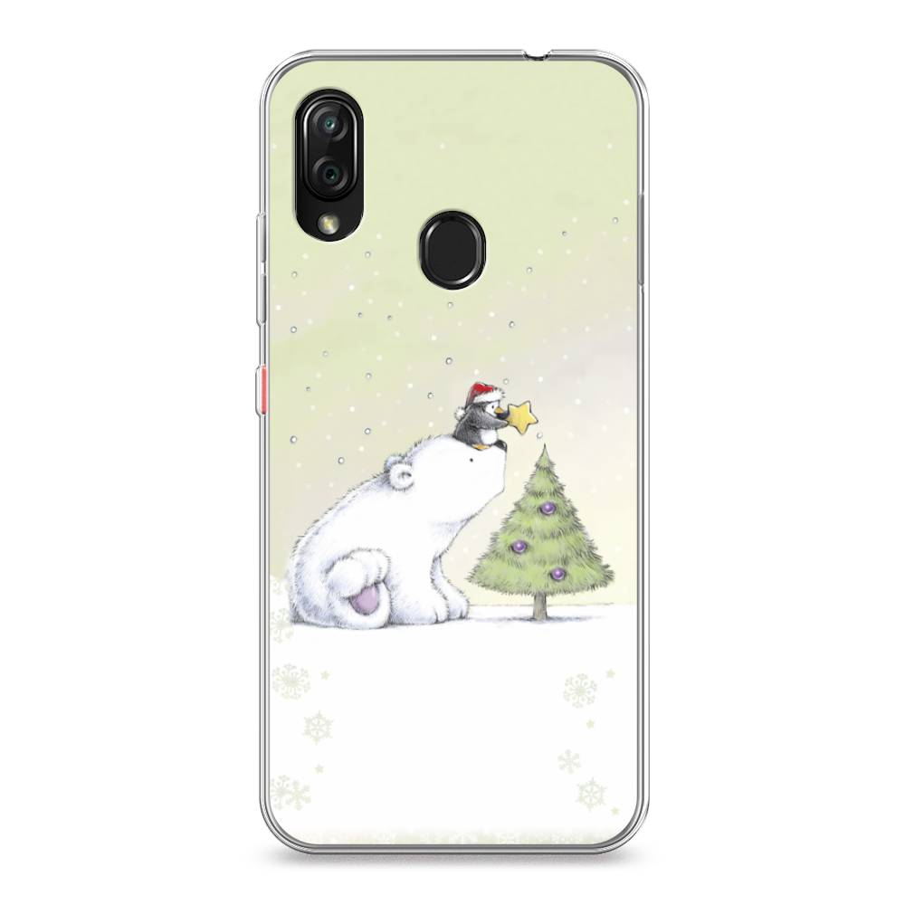 

Чехол на ZTE Blade V10 Vita "Украшение елки", Белый;бежевый, 132650-5