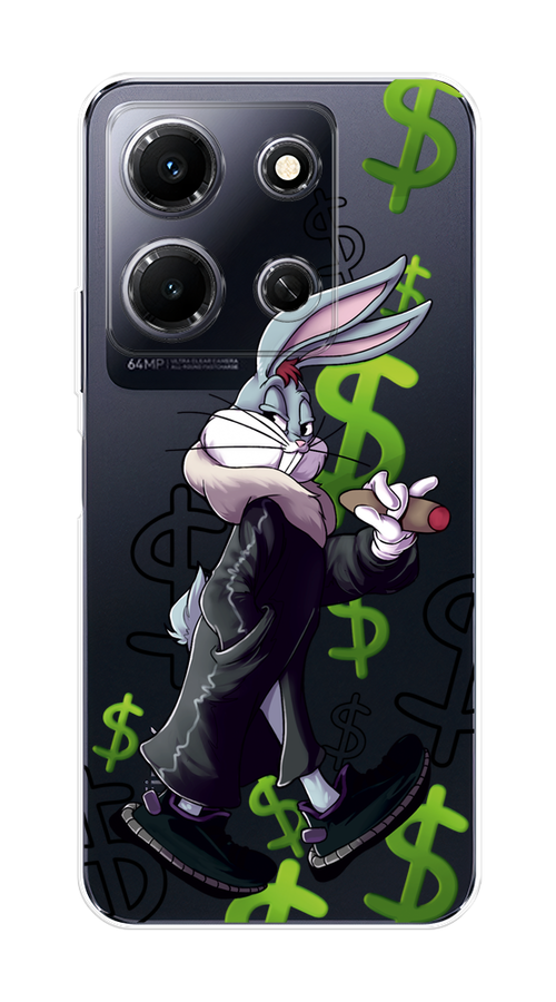 

Чехол на Infinix Note 30i "Rich Bugs Bunny", Зеленый;черный;голубой, 3104350-6