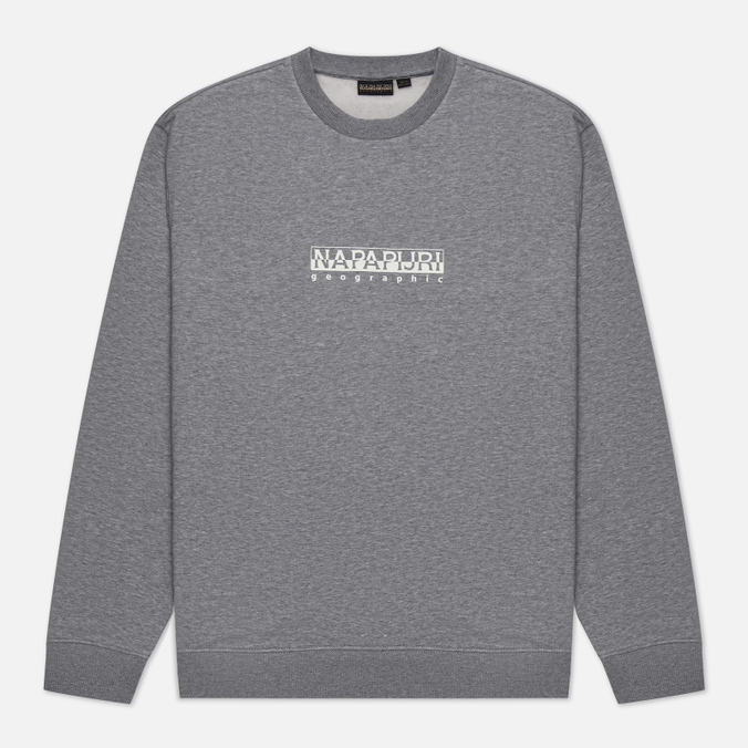 

Мужская толстовка Napapijri Box Loose Fit серый, Размер M, Box Loose Fit