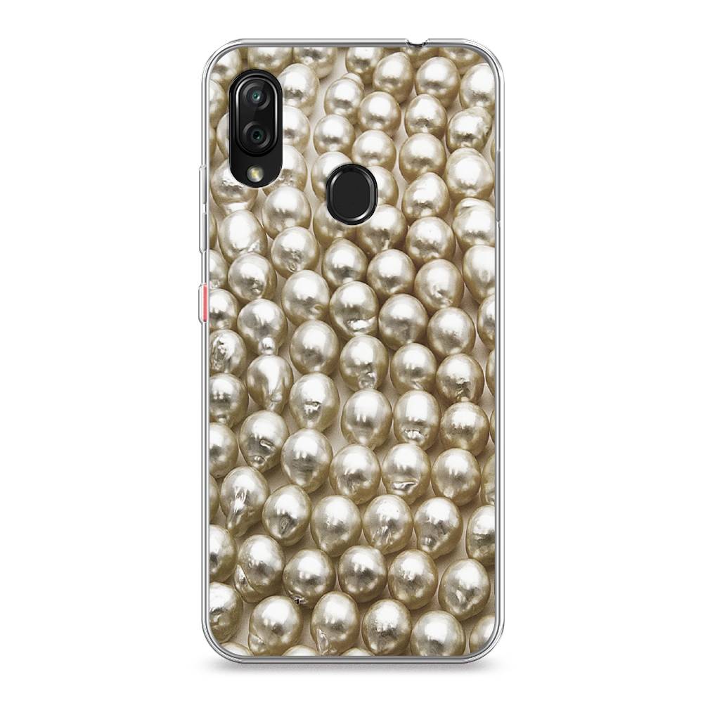 

Чехол на ZTE Blade V10 Vita "Жемчуг", Бежевый, 132650-3