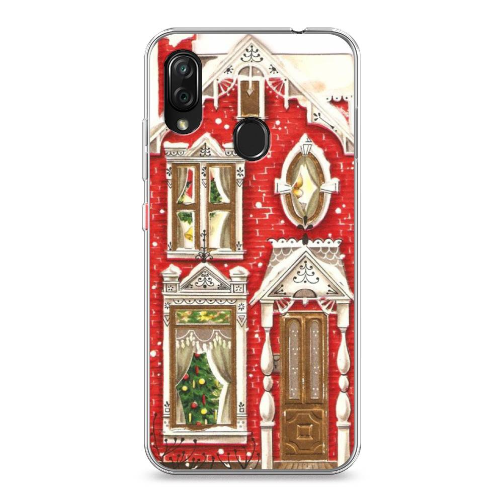 

Чехол на ZTE Blade V10 Vita "Пряничный домик", Белый;красный;зеленый, 132650-5