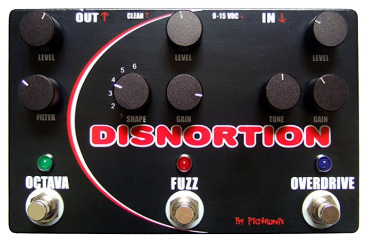 фото Педаль эффектов pigtronix ofo disnortion octave fuzz overdrive