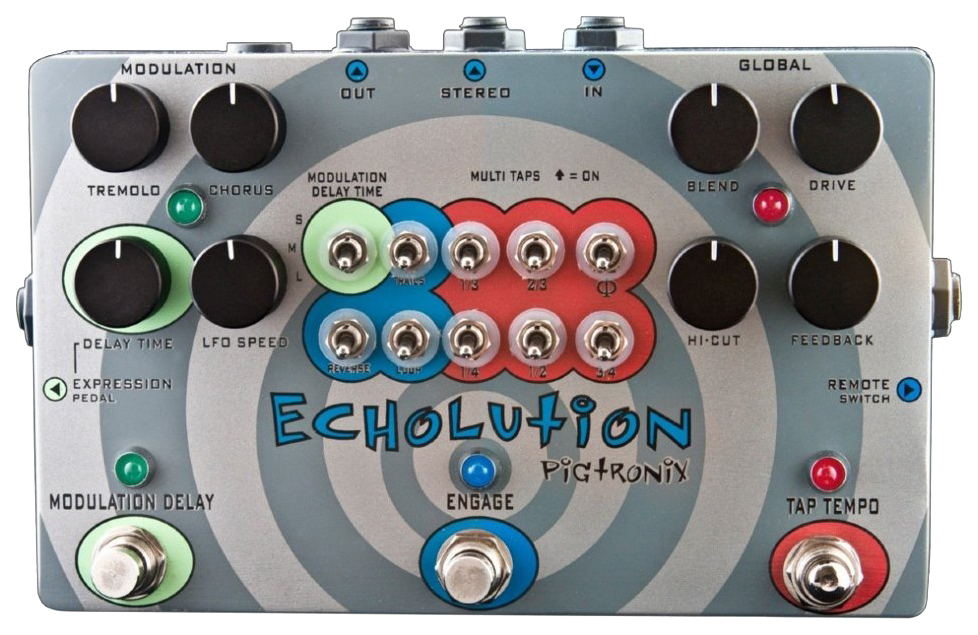 фото Педаль эффектов pigtronix phi echolution delay