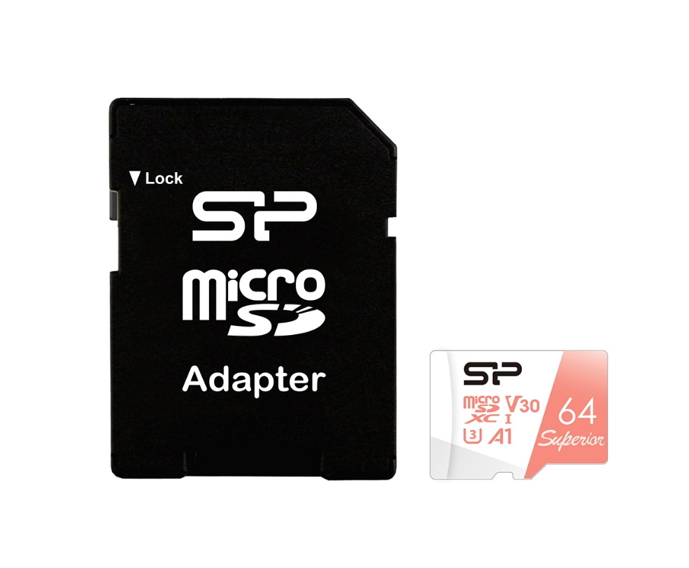 фото Карта памяти silicon power superior a1 microsdxc 64gb (sp064gbstxdv3v20sp)