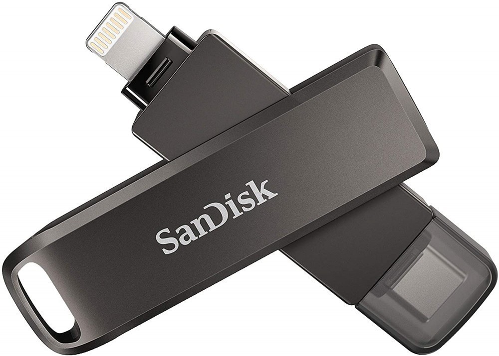 

Флешка SanDisk iXpand Luxe 128ГБ Black (SDIX70N-128G-GN6NE), iXpand Luxe