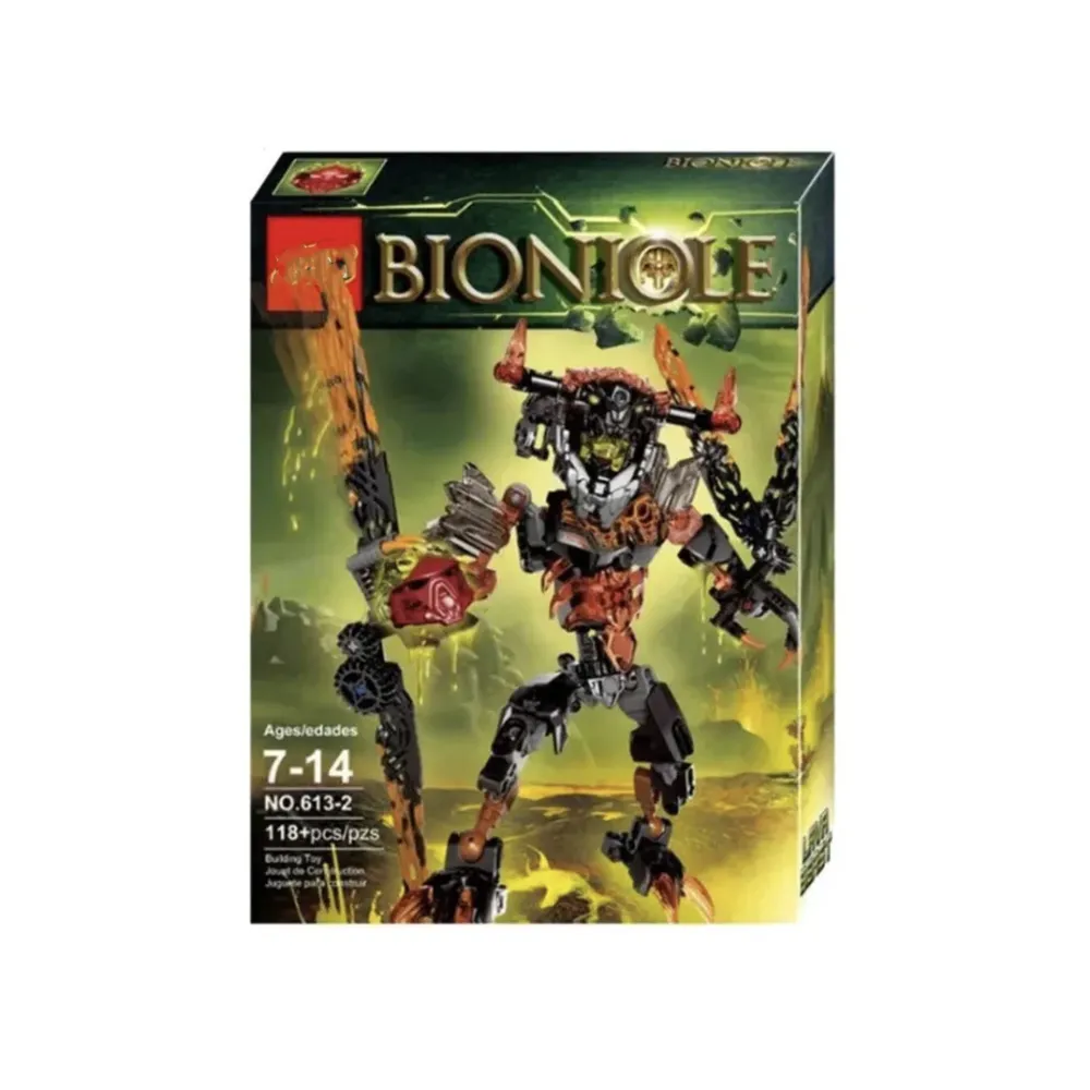 Конструктор Bionicle Биоробот Монстр лавы, 118 деталей, KSZ, 613-2-4 конструктор ksz bionicle мелум тотемное животное льда 12876921