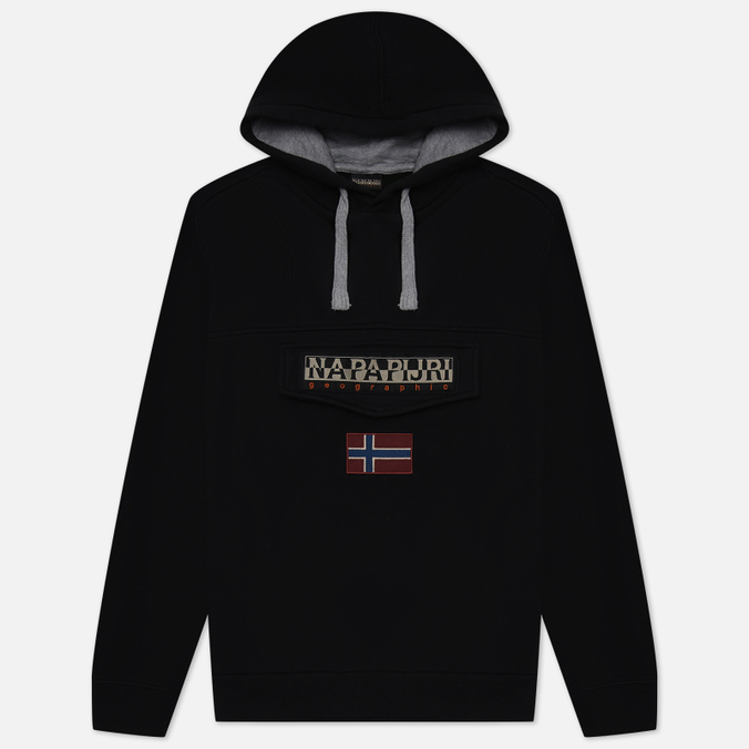 

Мужская толстовка Napapijri Burgee Winter Hoodie чёрный, Размер XXL, Черный, Burgee Winter Hoodie